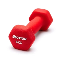 Hantel neoprenowy hantelki 6kg warstwa ochronna neopren Motion